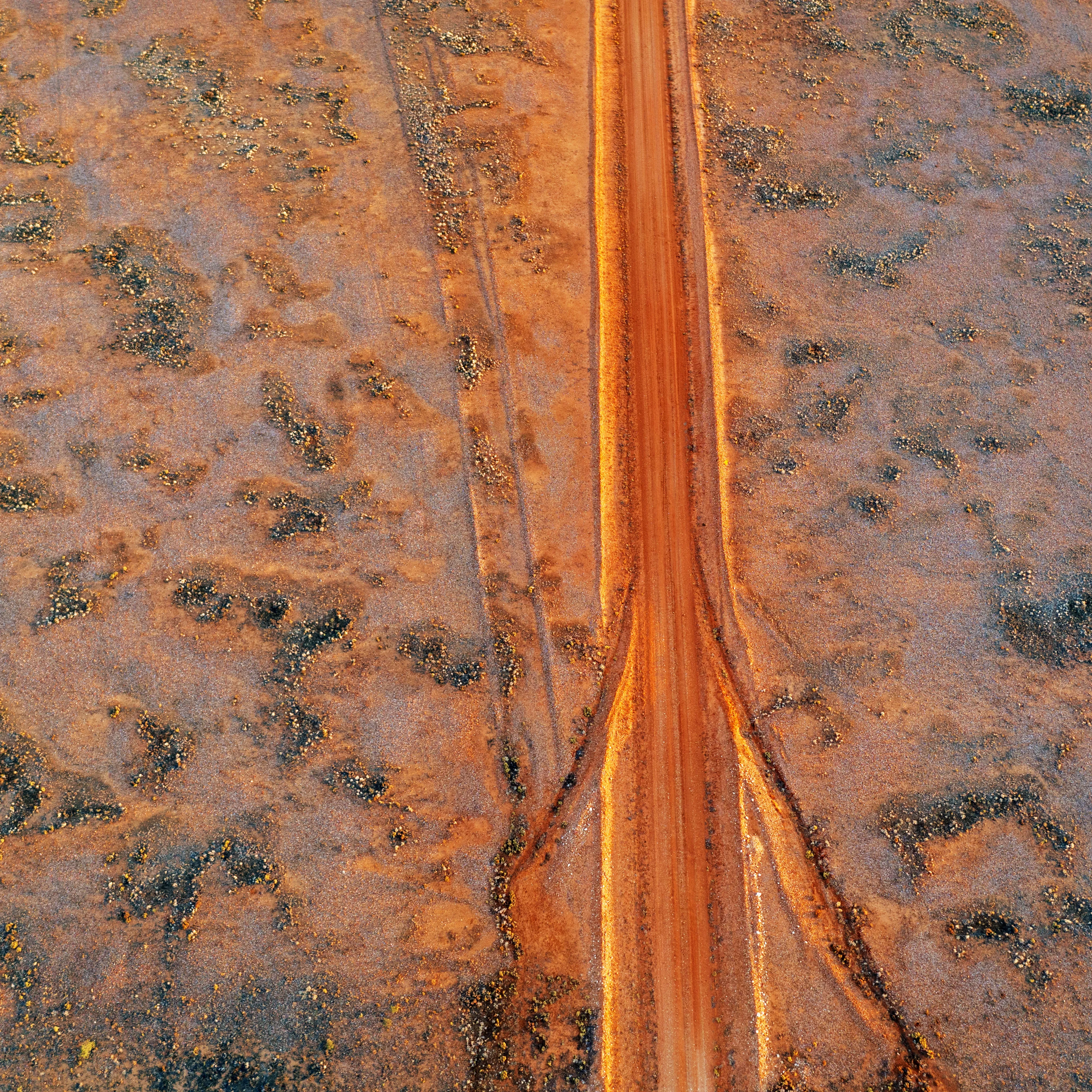 Red desert road